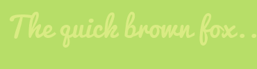 Image with Font Color D9EB83 and Background Color B7DE68